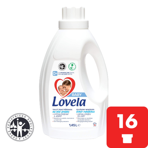 Lovela Baby Detergent lichid pentru rufe albe 1.45L