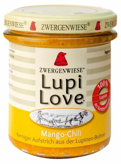 Lupi Love crema tartinabila din lupin cu mango si chilli, Zwergenwiese