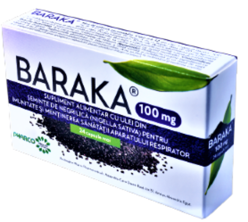 Baraka 100mg - 24 capsule