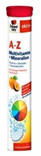 Doppelherz Aktiv A-Z Vitamine si minerale - 15 comprimate efervescente