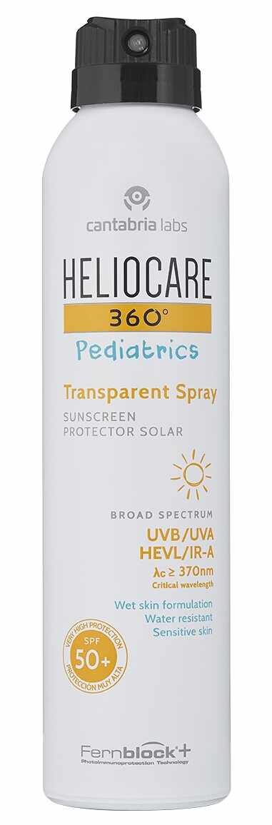 Heliocare Spray pentru copii cu protectie solara SPF50+ 360° Pediatrics, 200ml