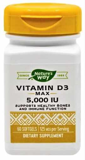 Secom Vitamina D3 5000UI - 60 capsule moi