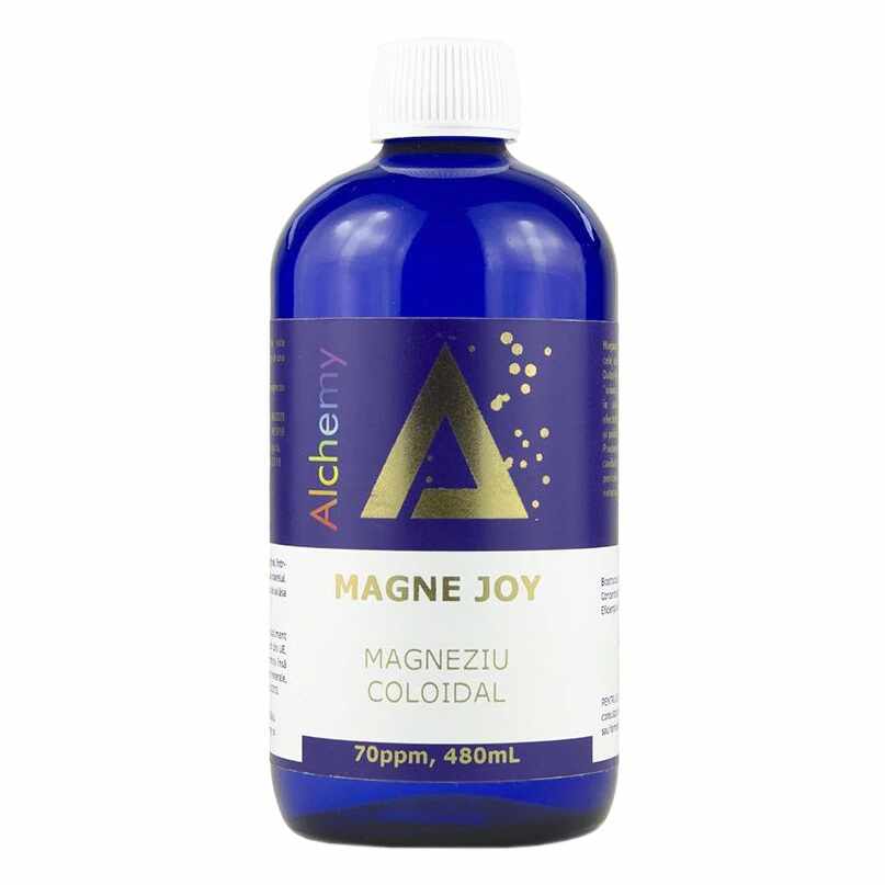 Magneziu coloidal Magne Joy Alchemy 70 ppm, 480ml, Aghoras