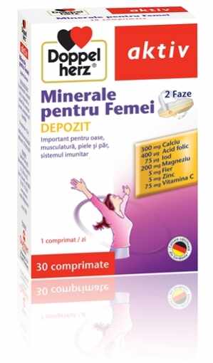 Doppelherz Aktiv Minerale pentru femei - 30 tablete