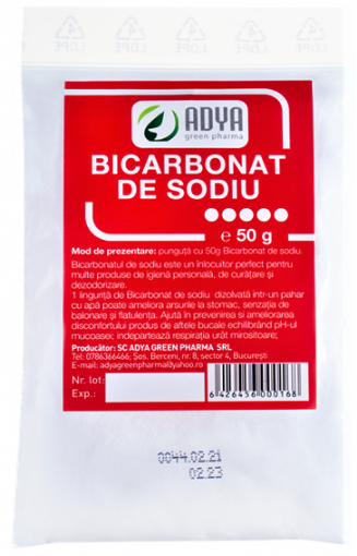 Adya Green Bicarbonat de sodiu - 100 grame