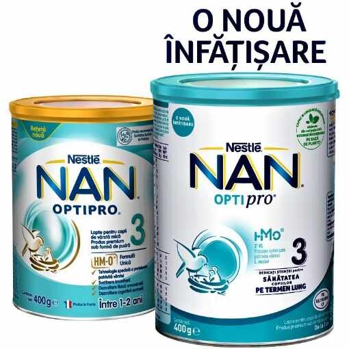 Nestle Nan 3 Optipro HMO - 400 grame