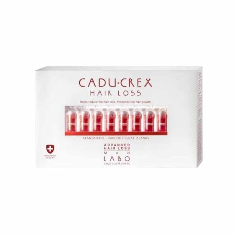 CADU-CREX Tratament impotriva caderii parului stadiu avansat barbati, 20 fiole