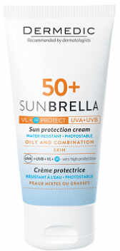 Crema de protectie solara pentru ten mixt si gras Sunbrella, 50ml, Dermedic