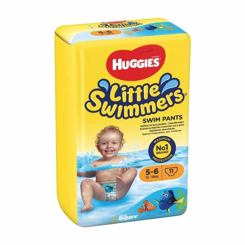 Huggies Chilotei inot Little Swimmers, Nr. 5-6, 12-18kg, 11 bucati