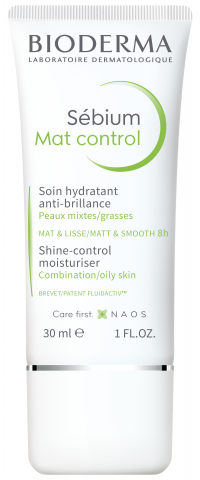 Fluid hidratant matifiant pentru pielea grasă cu tendințe acneice Sebium Mat Control, 30 ml
