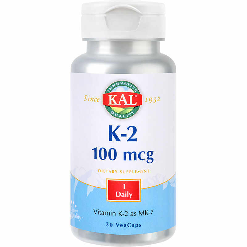 Vitamina K2 100mcg Kal, 30 capsule, Secom