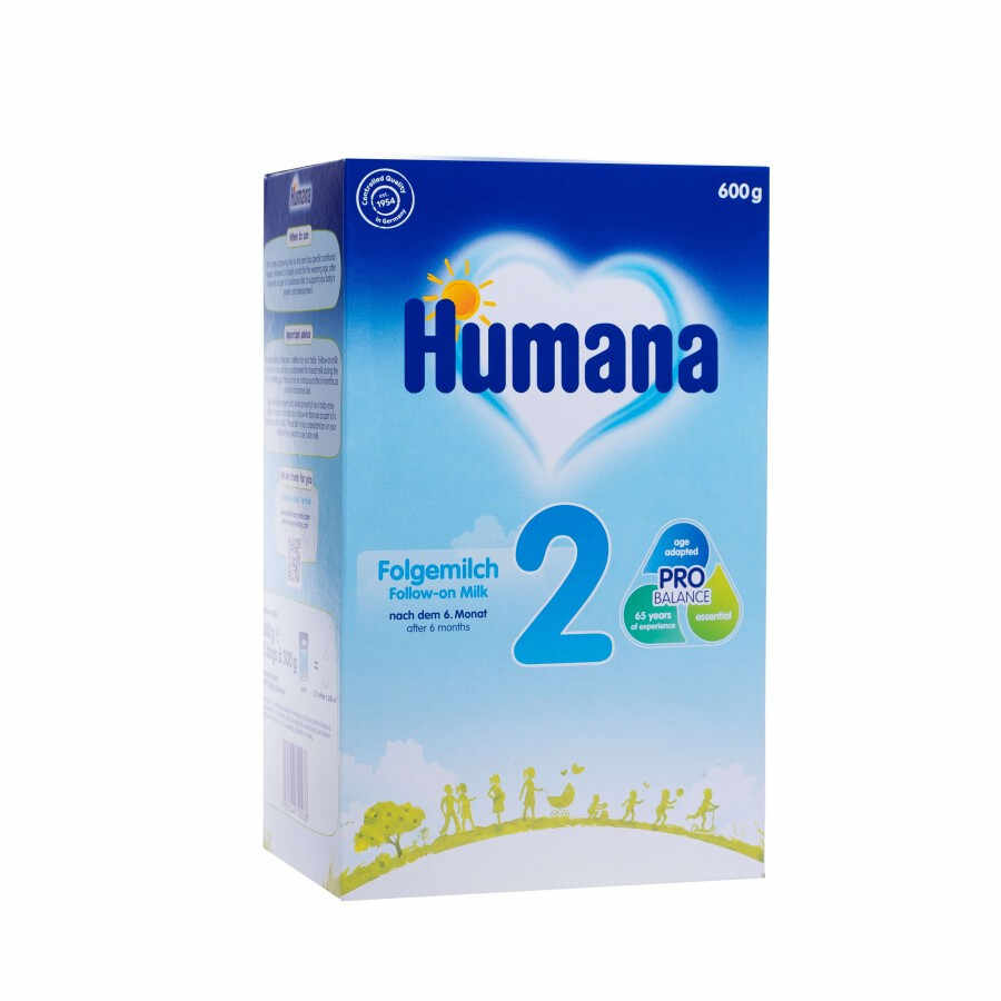 Humana 2 lapte praf 600 g