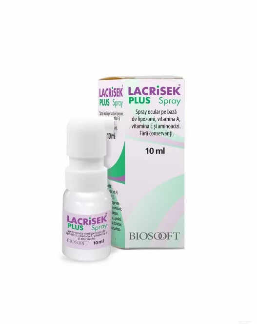 Lacrisek plus spray ocular, 10 mL