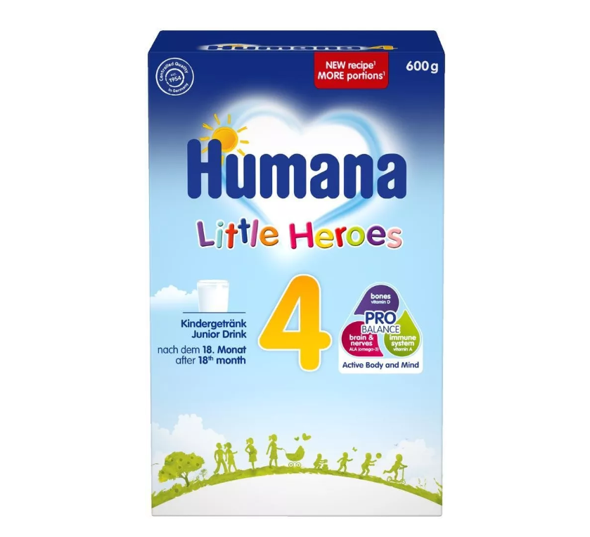 Lapte praf nr.4 Junior Drink, 600g, Humana