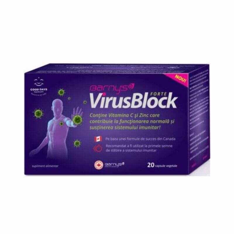 VirusBlock forte, 20 capsule vegetale