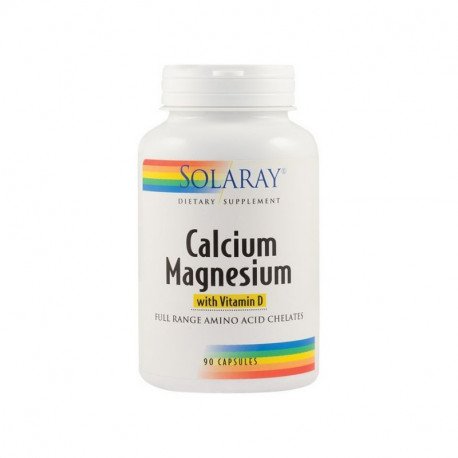 Secom Calcium Magnezium + Vitamina D, 90 capsule Solaray