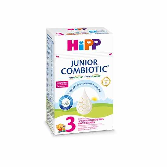 Lapte praf de crestere Junior Combiotic 3, 500g, HiPP