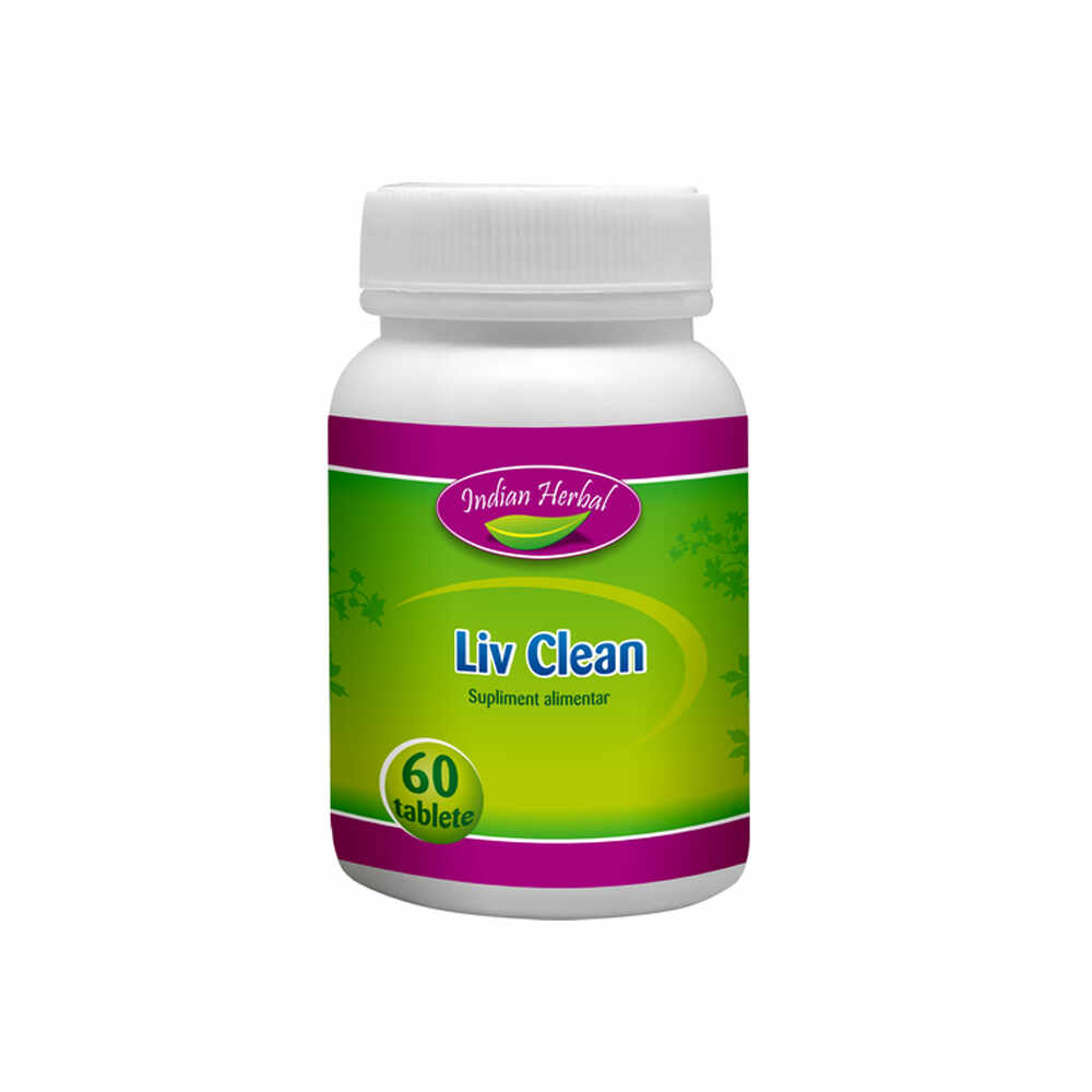 Liv Clean, Indian Herbal, 60 cpr
