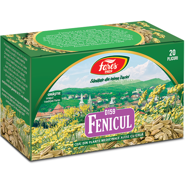 Fares Ceai Fenicul, D159, 20 plicuri