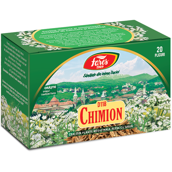 Fares Ceai fructe de Chimion, D118, 20 plicuri