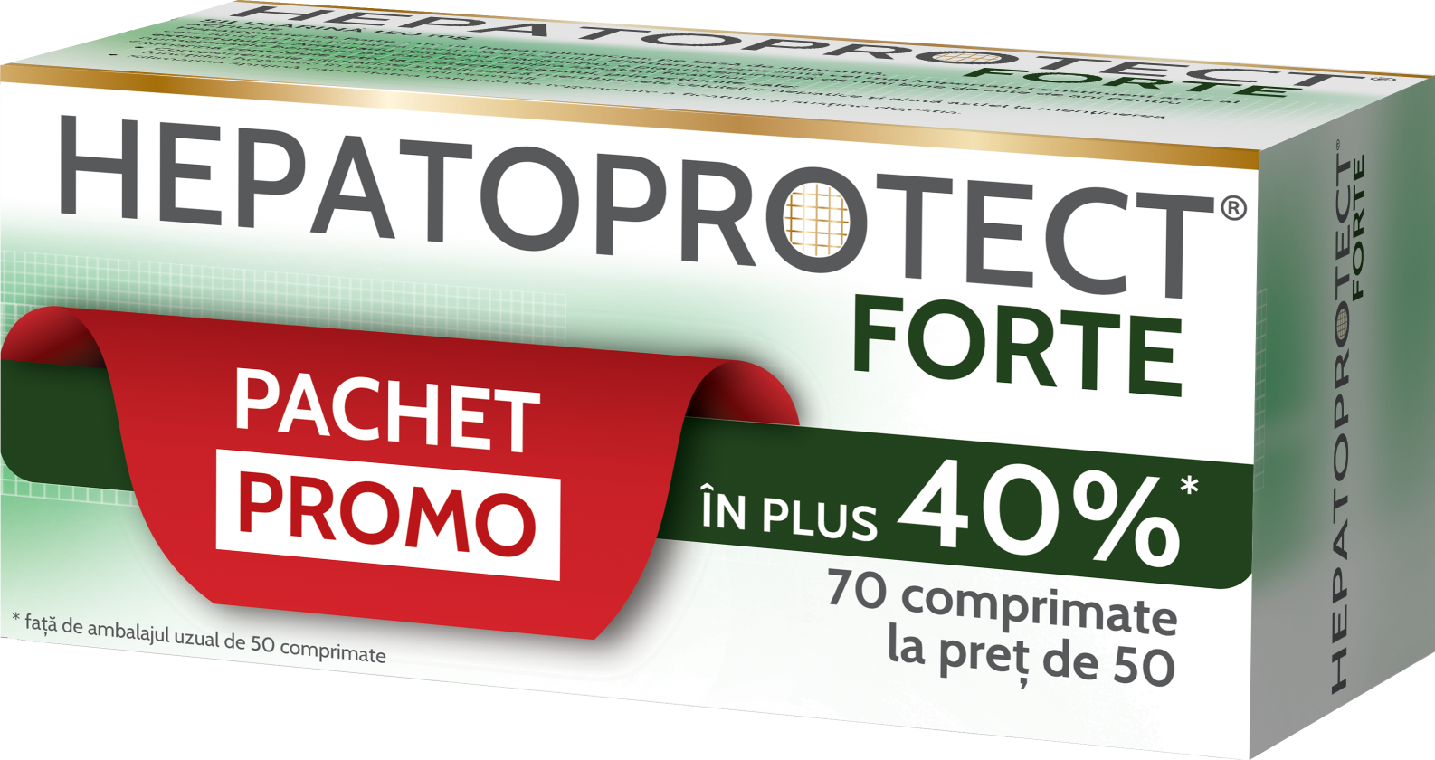 Hepatoprotect Forte Pachet Promo, 70 comprimate la pret de 50 comprimate, Biofarm