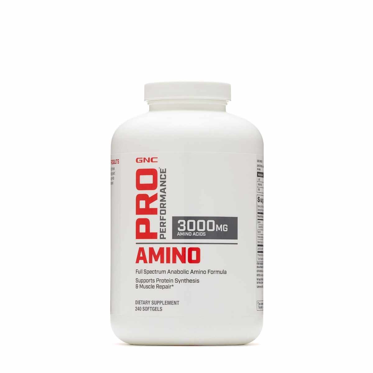 Amino 3000 Pro Performance, 240 capsule, GNC