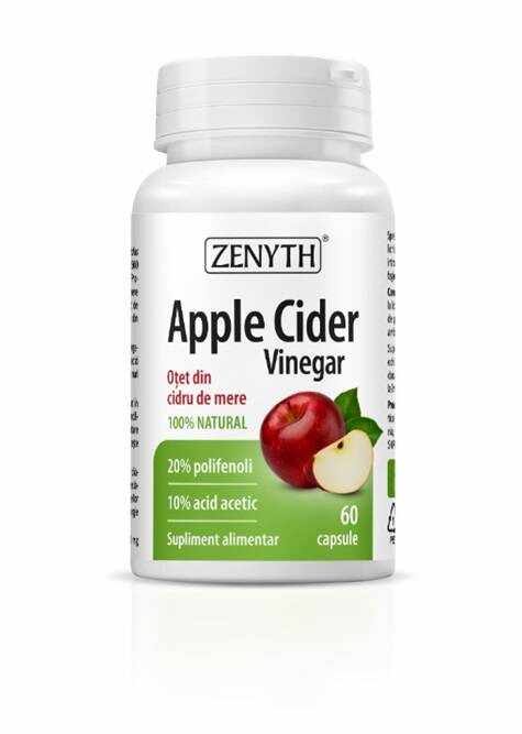 Apple Cidre Vinegar - otet din cidru de mere, 60 capsule, Zenyth
