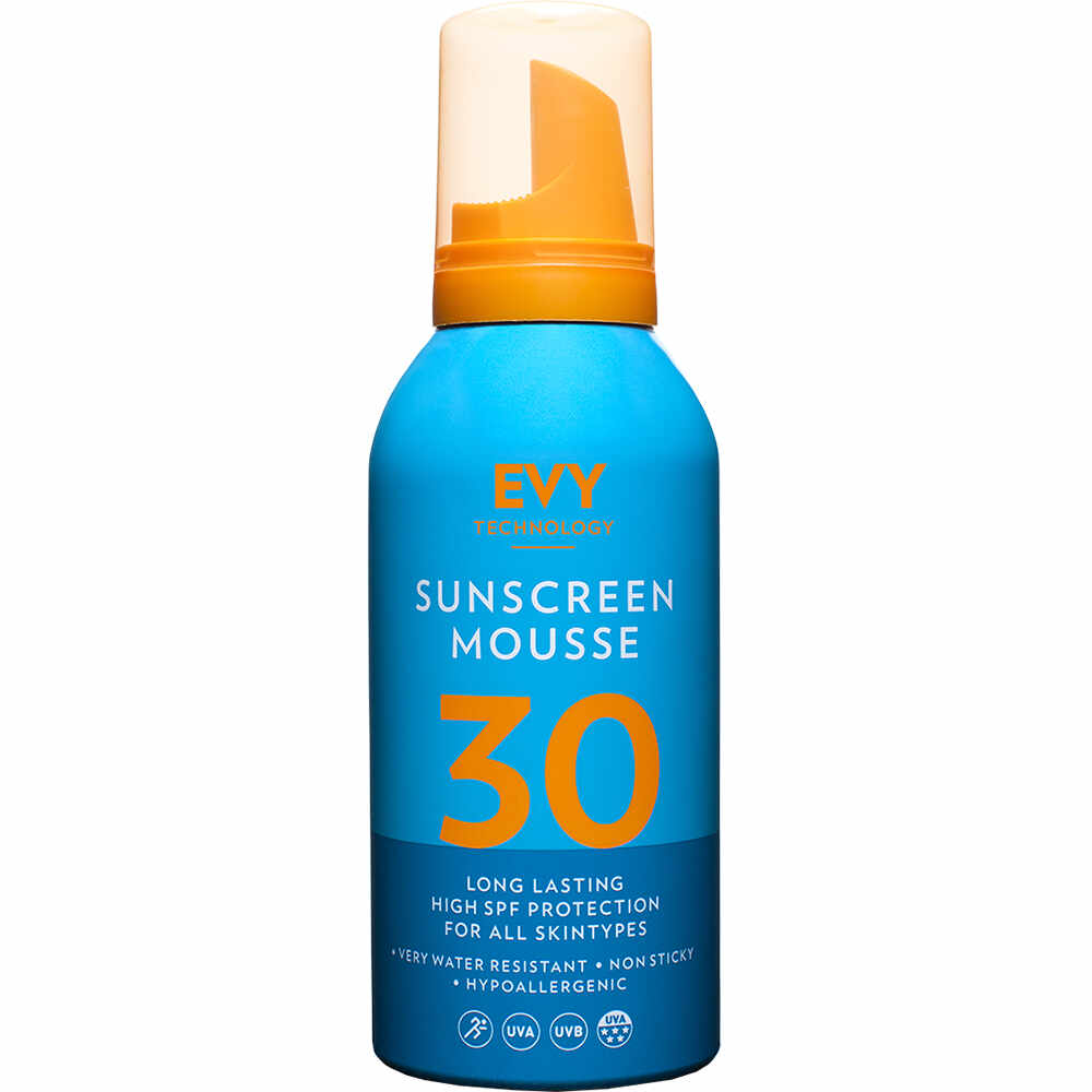 Spuma pentru fata si corp cu SPF30 Sunscreen Mousse, 150ml, Evy Technology