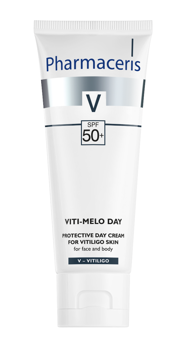 Crema de zi protectoare vitiligo pentru ten si corp Vita-Melo V, 75ml, Pharmaceris