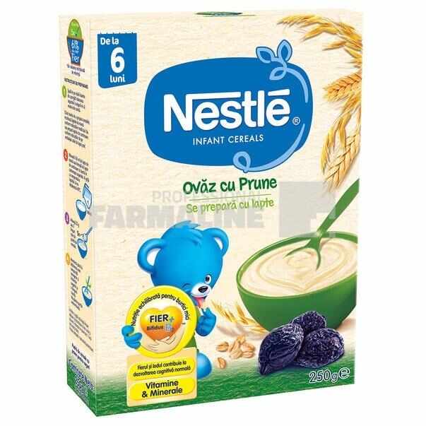 Nestle Cereale Ovaz cu Prune 6+ luni 250 g