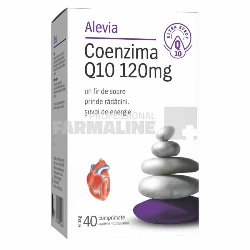 Alevia Coenzima Q10 120 mg 40 comprimate 