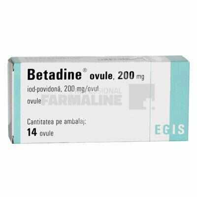 Betadine Ovule 200 mg 14 bucati