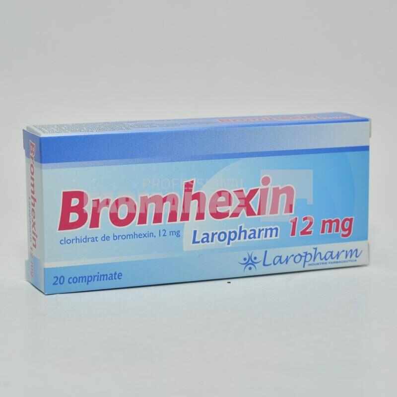  Bromhexin 20 comprimate 12 mg 