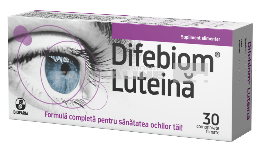 Difebiom Luteina 30 comprimate