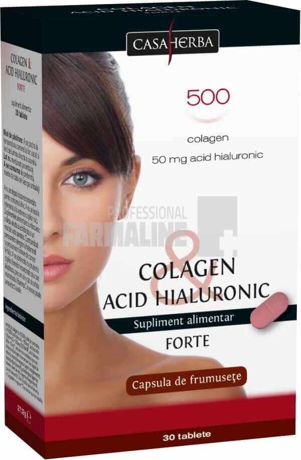 Colagen & Acid hialuronic Forte 30 capsule