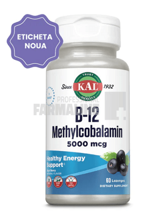 Methylcobalamin 5000 mcg 60 comprimate