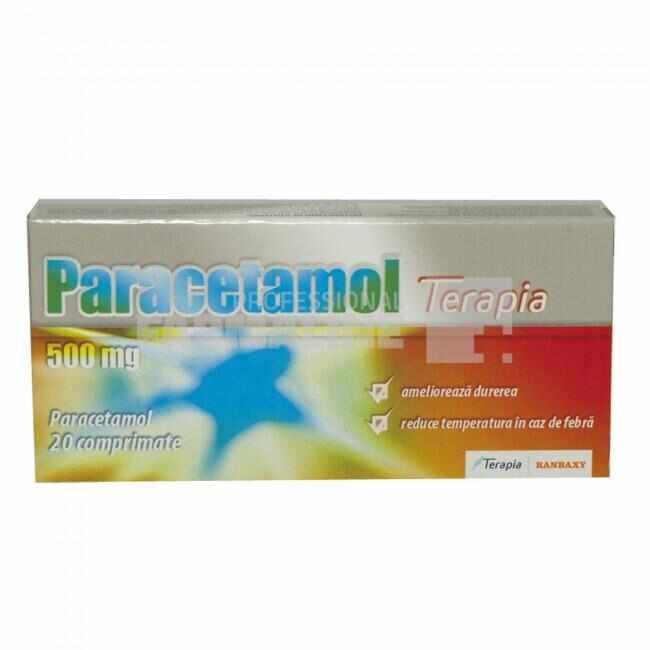 Terapia Paracetamol 500 mg 20 comprimate
