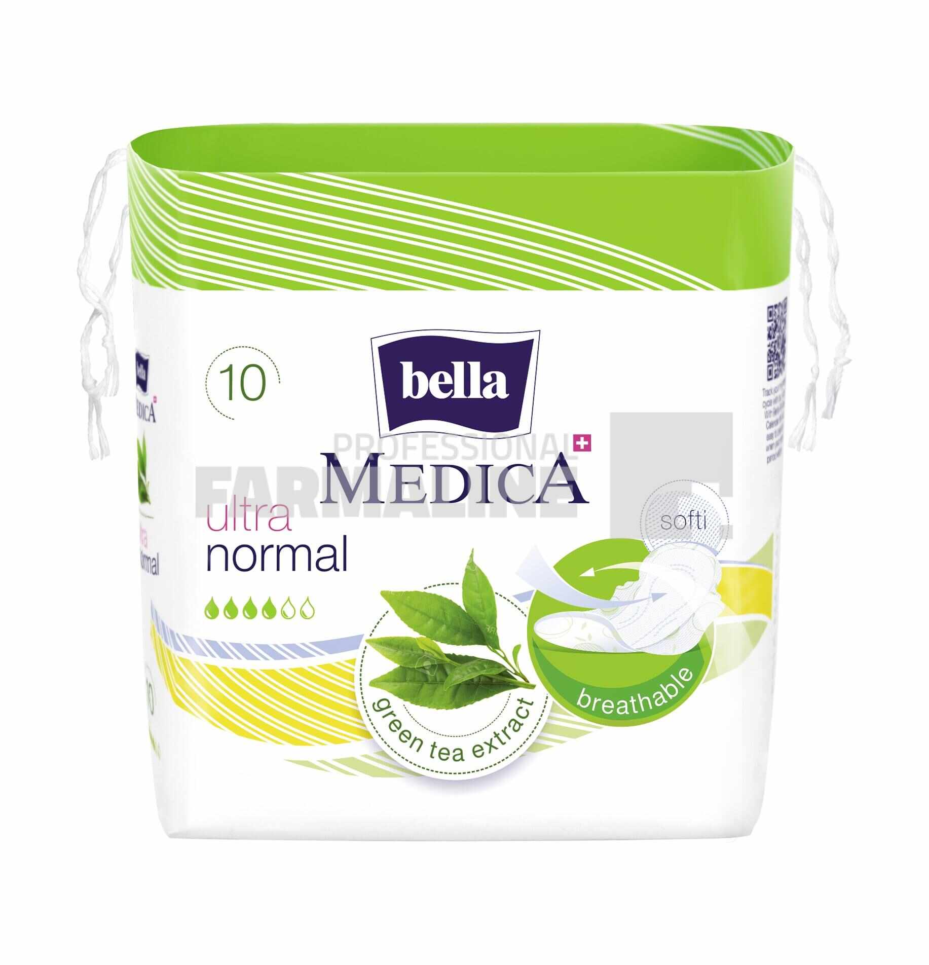 Bella Medica Ultra Normal Absorbante Green Tea 10 bucati