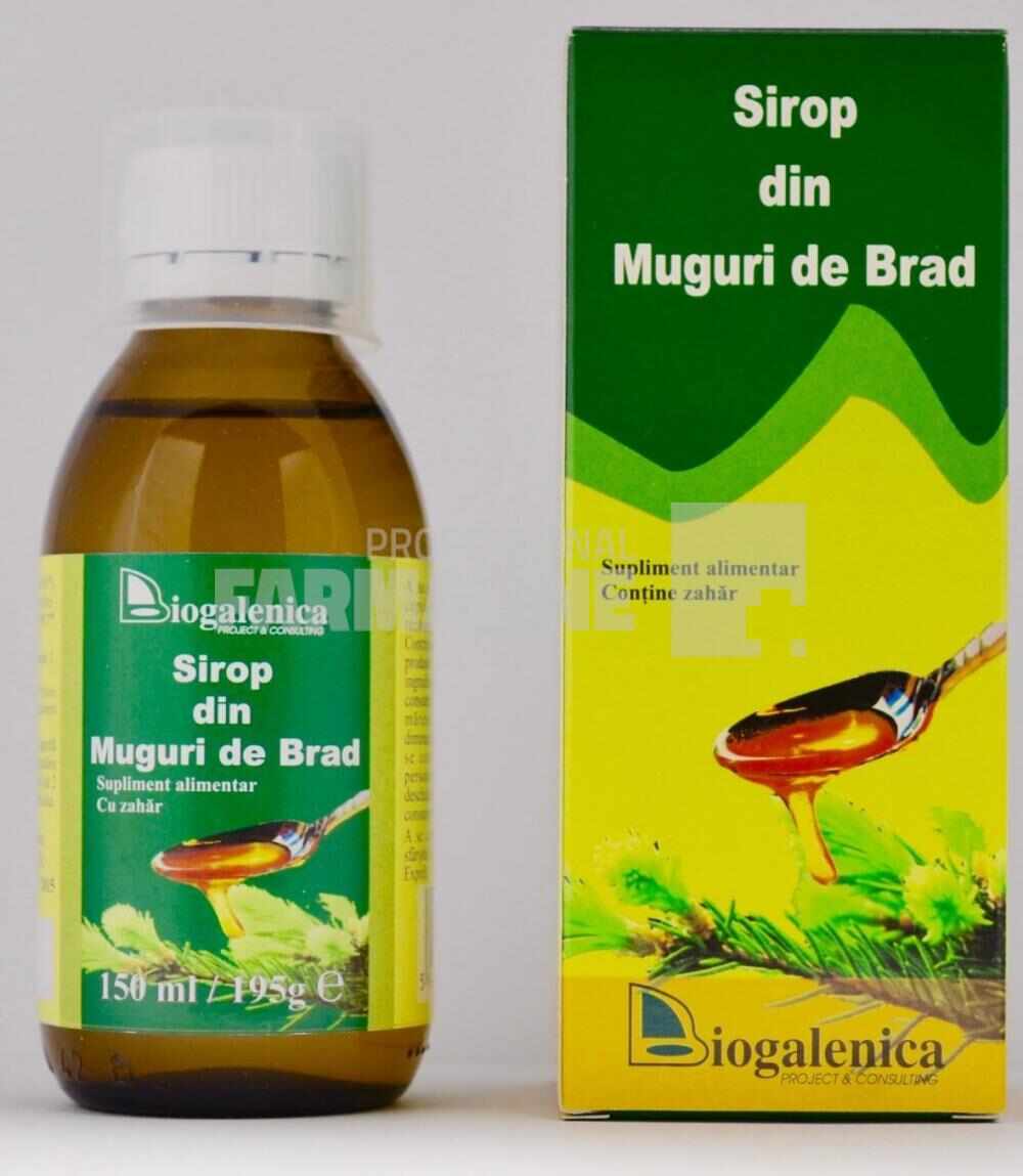 Biogalenica Sirop din Muguri de brad 150 ml