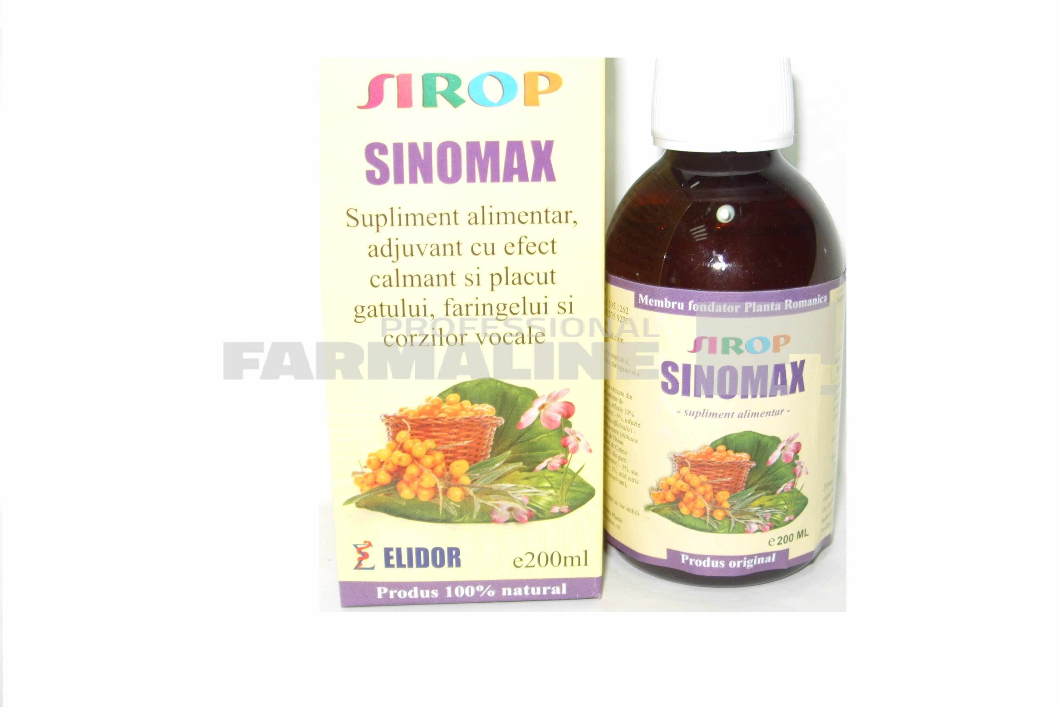Elidor Sinomax Sirop 200 ml 