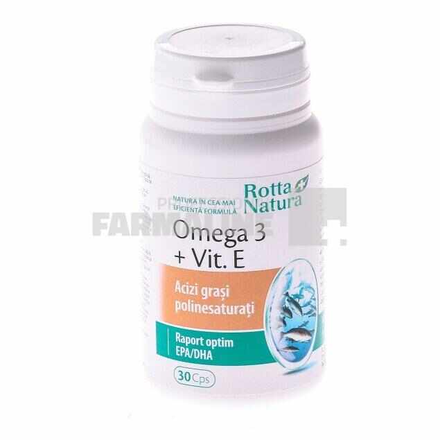 Omega 3 1000 mg cu Vitamina E 30 comprimate 