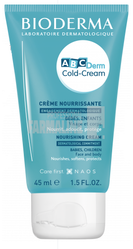 Bioderma Abcderm Cold Cream Crema protectoare si calmanta 45 ml