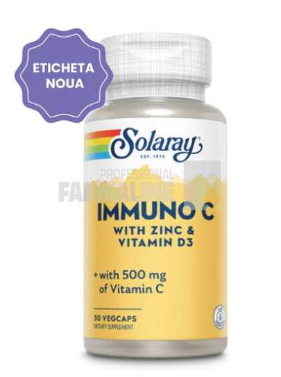 Immuno C cu Zinc & Vitamina D3 30capsule