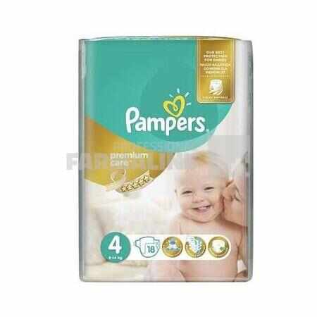 Pampers Premium Care Pant Scutece nr.4 8-14 kg18 bucati