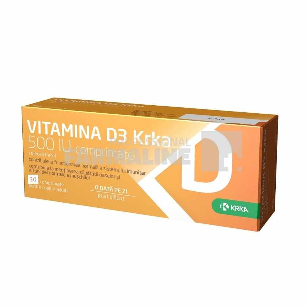 Vitamina D3 500 U.I. 30 comprimate