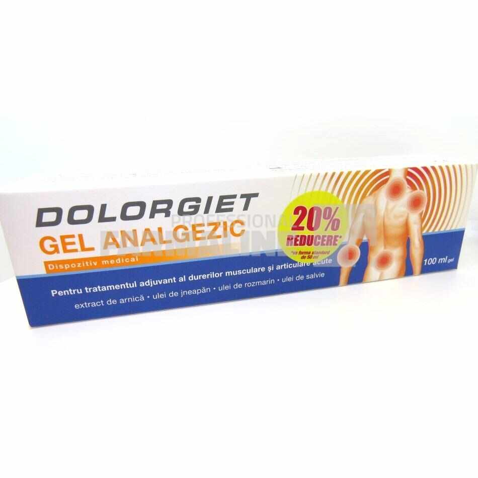Zdrovit Dolorgiet Gel analgezic 100 ml 20% Reducere + Dispozitiv masaj Cadou