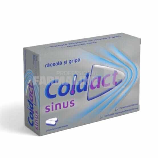 Coldact Sinus 500 mg/30 mg 20 comprimate