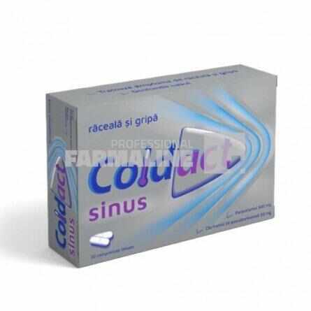 Coldact Sinus 500 mg/30 mg 20 comprimate filmate