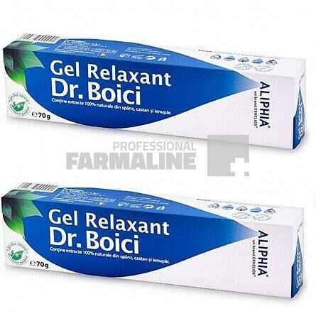 Dr. Boici Gel relaxant cu extract spanz, castan si ienupar 70 g 1+1 30% din al II-lea
