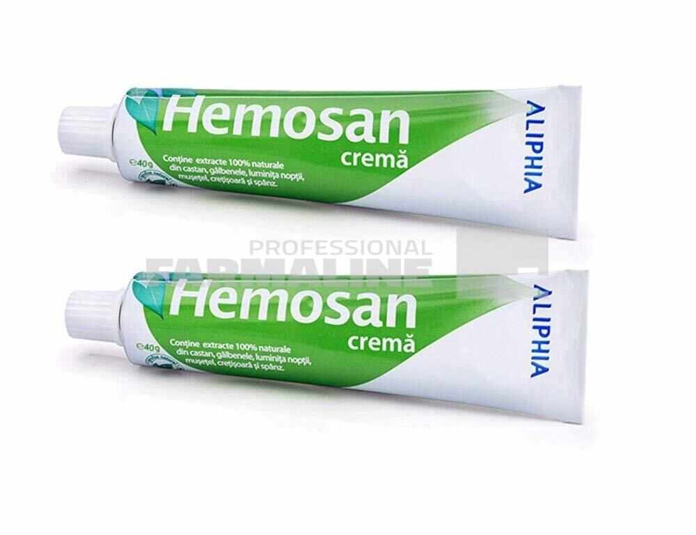 Hemosan crema 40 g Oferta 1 + 1 - 15% Din al II- lea